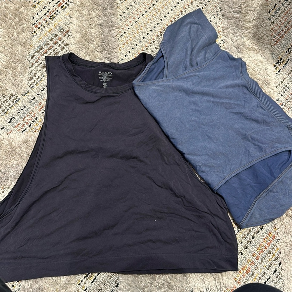 Set of two Athelta muscle tanks
